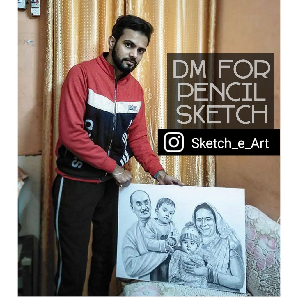 sketch artist in delhi harsh kumar